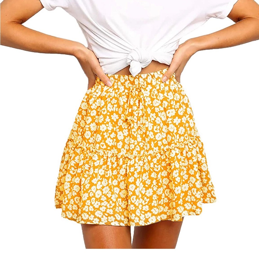 Floral Skater Skirt